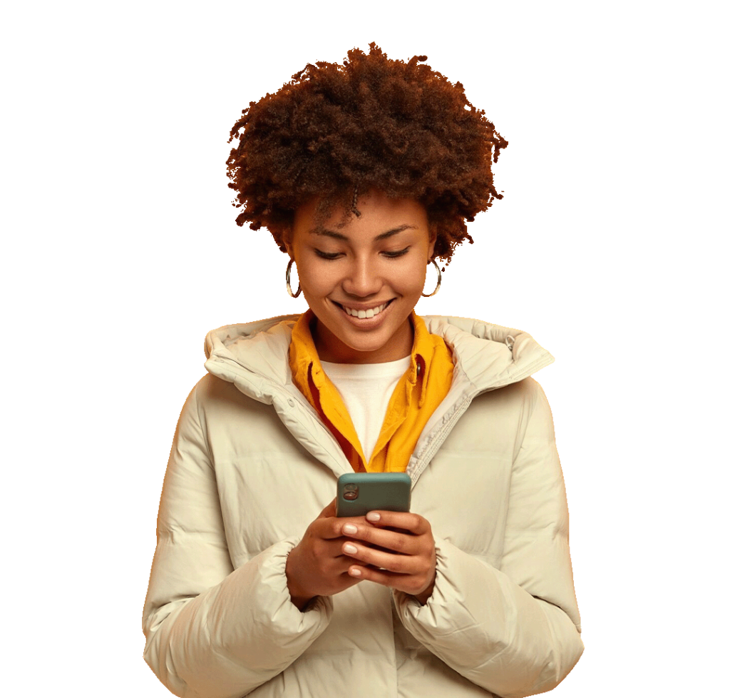 Pessoa usando smartphone